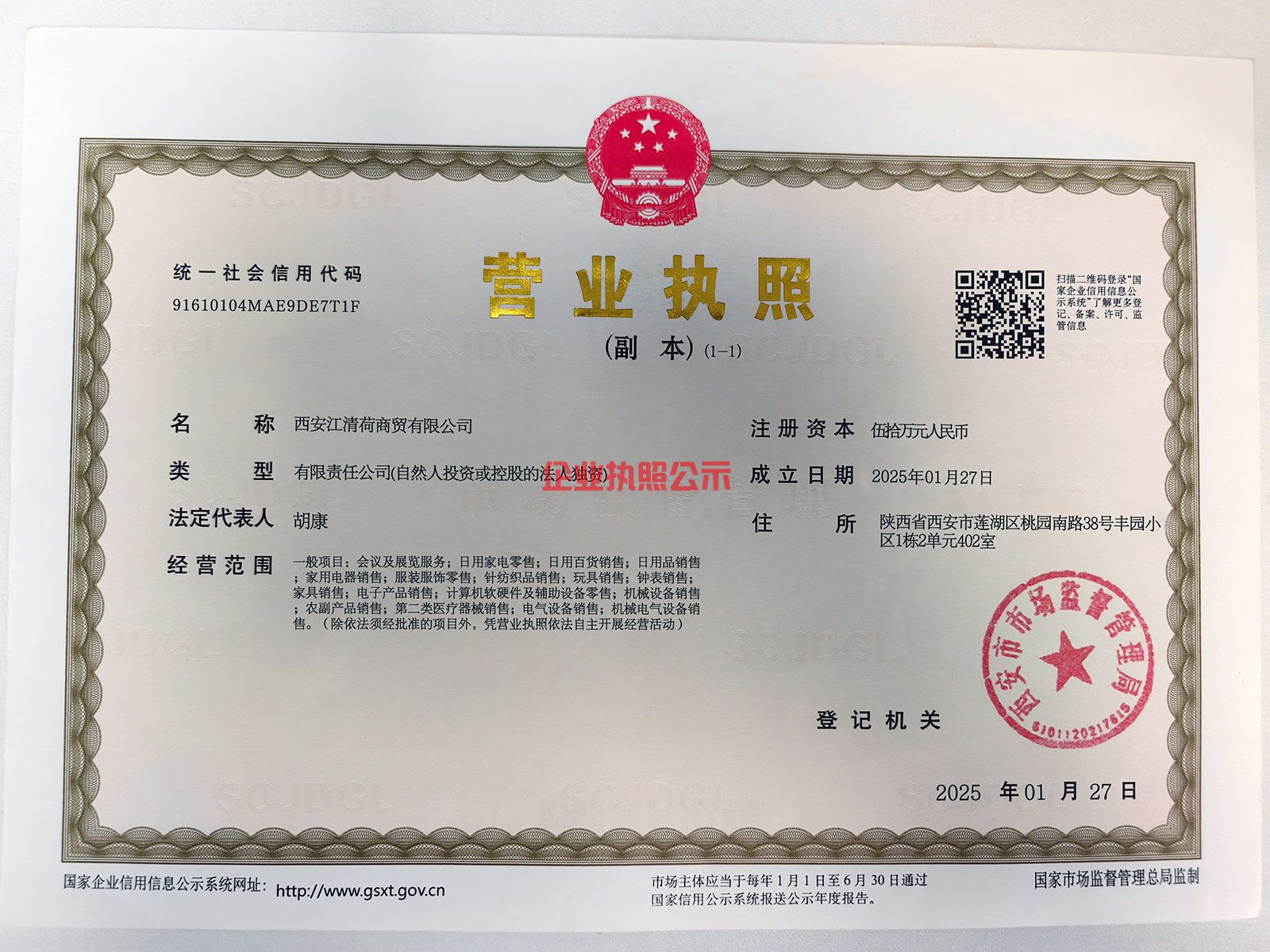 企业执照